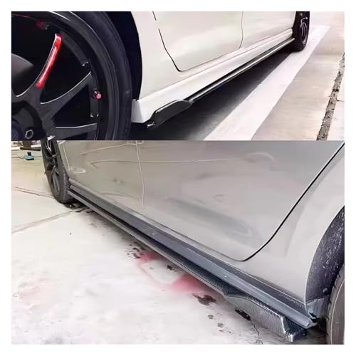 Faldones laterales deportivos de 4 piezas para VW Golf 8 GTI y GTD 2020-2024 4