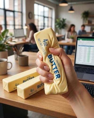 Butter Stick Squishy for Adults, 9.4 Γ 2.5 in - 5