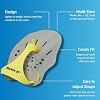 Sporti Hand Paddles for Swimming - Lightweight Swimming Paddles, Adjustable Silicone Straps
