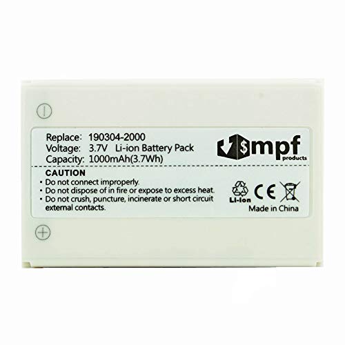 MPF Products 1000mAh High Capacity Extended 190304-2004, 190304-2000, F12440071, M50A, R-IG7 Battery Replacement Compatible with Logitech DiNovo Edge (Y-RAY81), DiNovo Mini (Y-RBG93) Keyboards