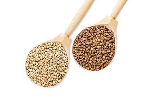 Organic Buckwheat Bundle - Organic Buckwheat Groats, 1 Pound And Organic Buckwheat Kasha, 1 Pound - Non-Gmo, Kosher, Vegan #TOP3