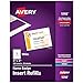 Avery Name Badge Inserts, Print or Write, 3" x 4", 300 Cardstock Refills (5392)