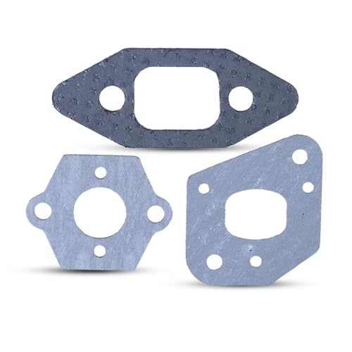 Haishine Vergaser-Dichtungssatz für Partner 350 351 352 370 390 POULAN 1975 2050 2150 2550 PP220 PP221 Gaskettensägen 530 06 96-08