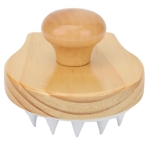 CEPILLO PARA CHAMPÚ PARA EL CABELLO CEPILLO LIMPIADOR MASAJEADOR DEL CUERO CUERO SUAVE DE SILICONA PARA UNA EXPERIENCIA DE DUCHA RELAJANTE