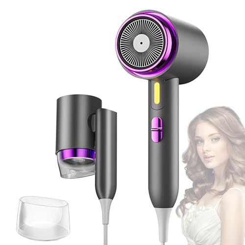 Bwaliffury Asciugacapelli Professionale,Asciugacapelli Ionico,1300W asciugacapelli Pieghevole,3 Temperature & 2 Velocità,Phon Capelli Asciugatura Rapida,Hair Dryer Professional,per Viaggi,Casa,Salone