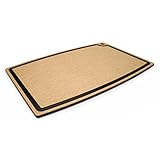 Epicurean Chef Series Chef Cutting Board with Juice Groove, 27-by-18-Inch, Natural/Slate