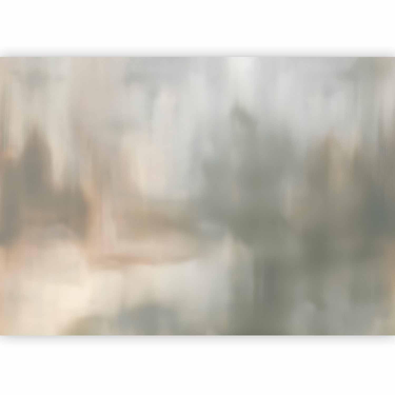 Papier peint panoramique intissé salon chambre déco abstraction pastel 450x315