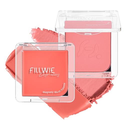 Cream & Powder Blush Duo – Coral/Peach Vegan Blush (Coral Kiss)
