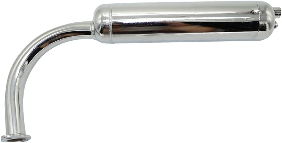 New Motorized Exhaust Pipe Muffler Exhaust Pipe Muffler 48cc 66cc 70cc 80cc Motorised Motorized Bicycle Bike Engine