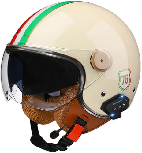 Casque de moto dégagement rapide jet homologué ECE pour adulte