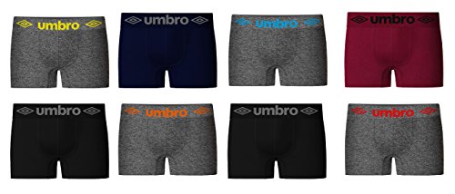 Umbro Men's Boxers (S/M, Pack of 8 Seamless)
