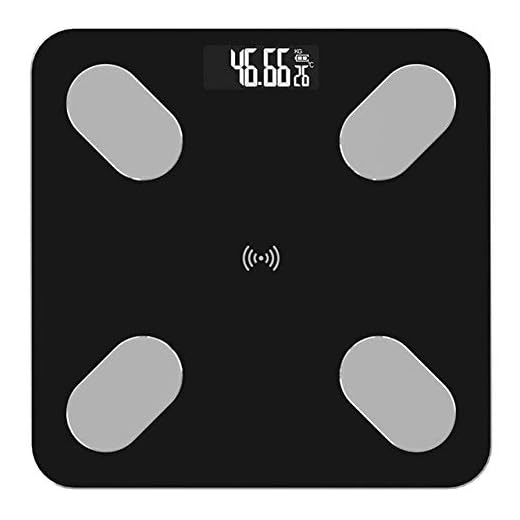 Weighing Scale Bathroom Scales Weight Scale Floor Body Smart Digital LCD Electronic Scales Household Gym Decor Scale Toughened Glass Max 180kg Transparent