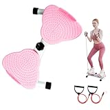 Exercise Twist Boards,Waist Twister Machine Exercise,Balance Board for Foot Massage and Weight Loss(Pink)