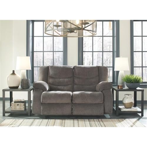 Signature Design by Ashley Tulen Wall Hugger Reclining Loveseat, Dark Gray - image 9