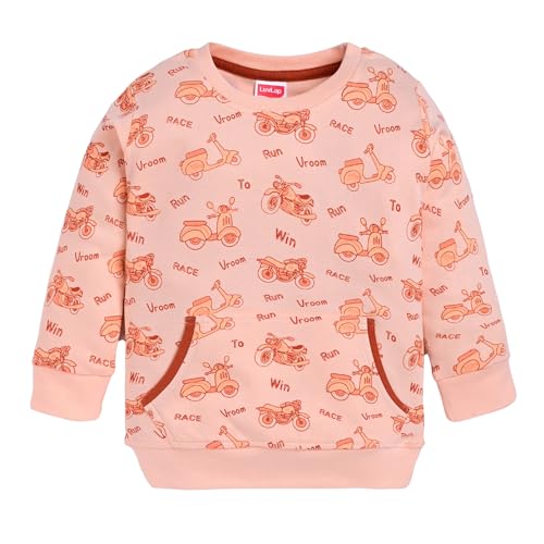 Image of LuvLap Baby Boys Full Sleeve Hooded Sweatshirt & Pyjama Set