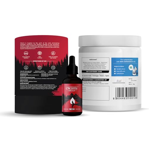 Image of Wellcore Creatine (33 Servings, Tropical Tango) + Okami Shilajit Drops (30 Servings) | Power & Stamina Booster | Lab Tested | For Men & Women