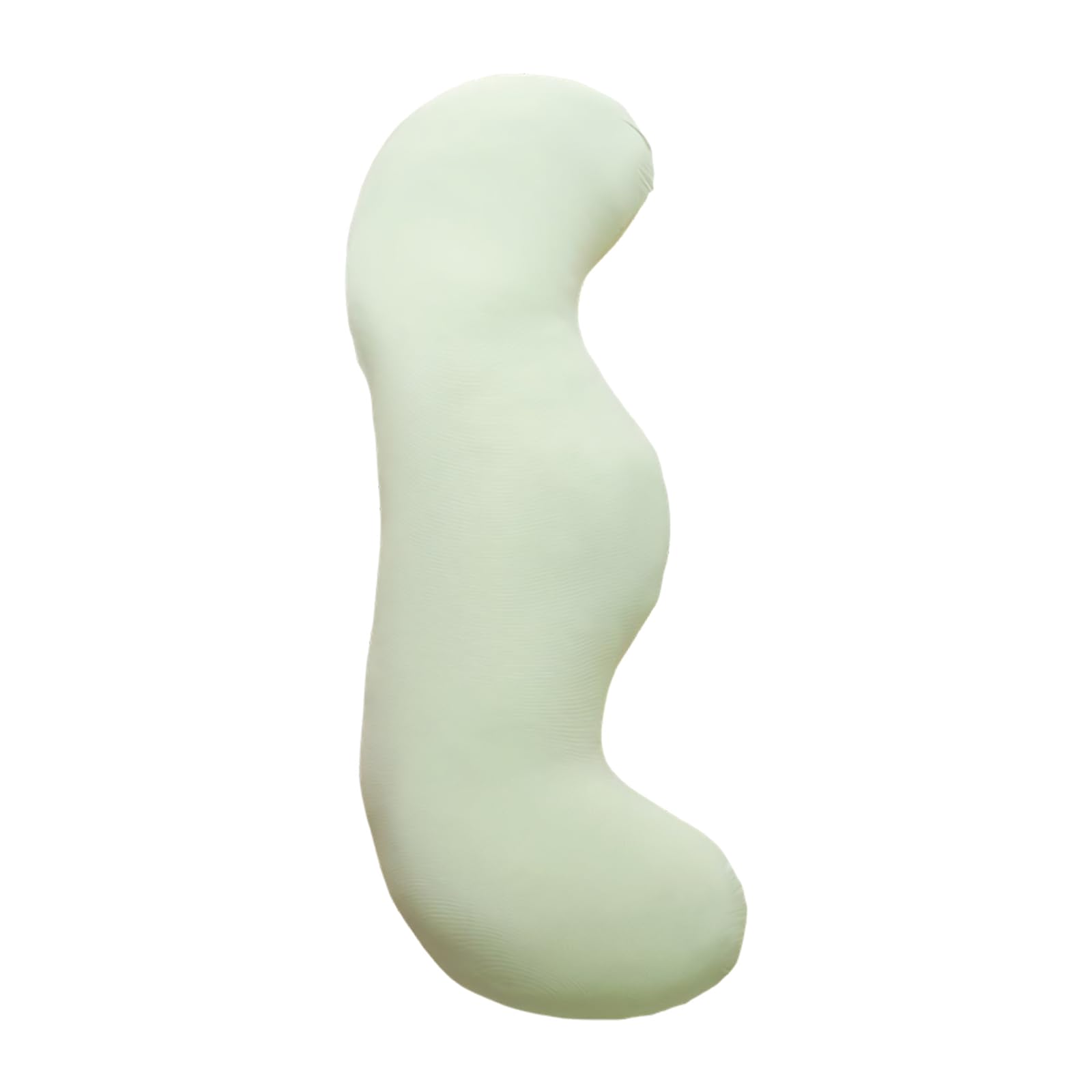 Buxuaaaa Women's Green Ergonomic Side Sleepers Peas Pods Pillow With Soft Pp Cotton Filling Full Body Long Pillow For Adults And Pregnant Pregnancy