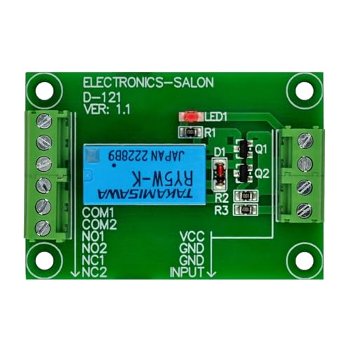 Electronics-Salon MD-D121/5V-1 Dpdt Signal Relay Module cover