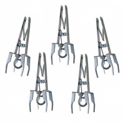 PestExpel Heavy Duty Scissor Claw Mole Traps (5 Pack) – Galvanized Steel Professional Mole Control – High-Sensitivity Quick Kill Spring – Reusable Weatherproof Underground Traps for Lawns & Gardens