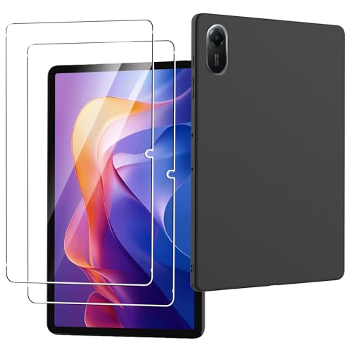 Coque Xiaomi Redmi Pad 2 anti-chute et 2 verres pour éviter les bris d'écran