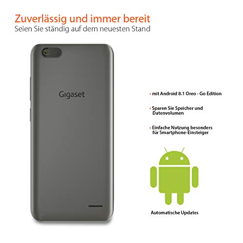 Gigaset GS100 Smartphone 5,5 Zoll Einsteigergerät ohne Vertrag