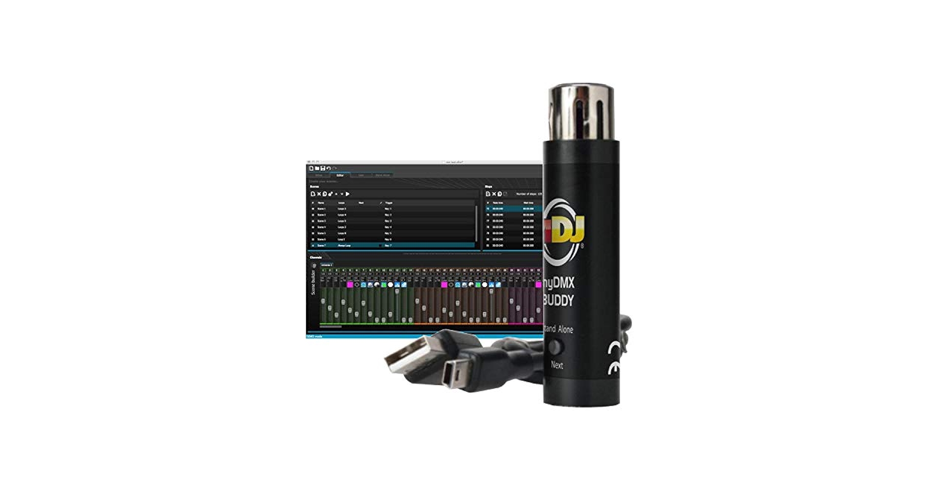 AMERICAN DJ / myDMX 3 DMXインターフェイス myDMX 3.0 Control Software | DMX Software | ADJ