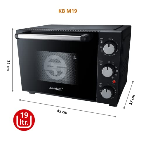 Steba Minibackofen mit 19 L Innenraum und Ober- und Unterhitze