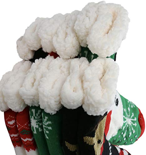 Image of ToBeInStyle Women's Pack of 3 or 6 Cozy Plush Winter Thermal Non-Skid Socks