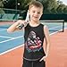 IRYULJX Boys Tank Top Shirts Gorilla and Flamingo Animal Sleeveless T-Shirts Crew Neck for Kids Clothing Children S 11-12Y