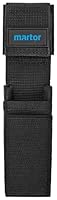 MARTOR Gürteltasche S für Cuttermesser, Tasche mit 4 Fächern Für Sicherheitsmesser/Stift/Schere, mit Clip & Klettverschluss, Nylon, Schwarz