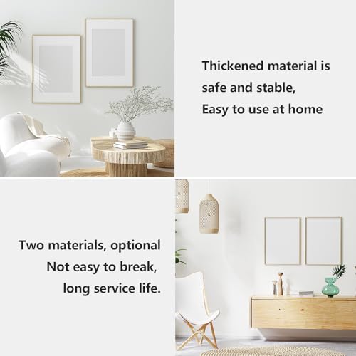 Image of Flush Mount Bracket 18 Pcs Interlocking Mount Picture Hanger Hook Hardware Heavy Duty Stainless Steel Silver for Art Gallery Clock Shelves Mirrors Wall Hanging Photo Frame