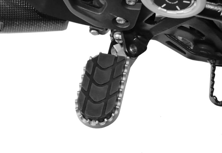 Coppia pedane in gomma per poggiapiedi originali enduro R 1200/1250 GS LC - ADV LC Coppia Copri Pedane Antiscivolo