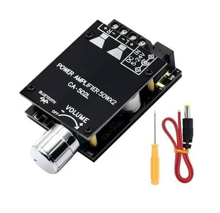 Sam CA-502L Bluetooth 5.0 Receiver Amplifier Board 2 Channel Mini Wireless Stereo Audio Digital Amp Module for Home Passive Speakers 50W x 2-image-32