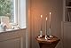 EVA SOLO | Mellow Kerzenhalter-Set 3 St. (8, 12, 16 cm) Edelstahl | Kleiner Kerzenständer, Glänzende Oberfläche, Entspanntes Licht | für Echte oder batteriebetriebene Kerzen | Dänisches Design | Steel