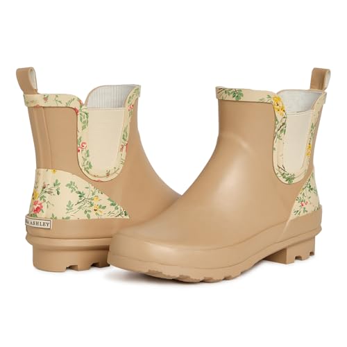 Image of Laura Ashley Women's Waterproof Mid Cut Rain Boots