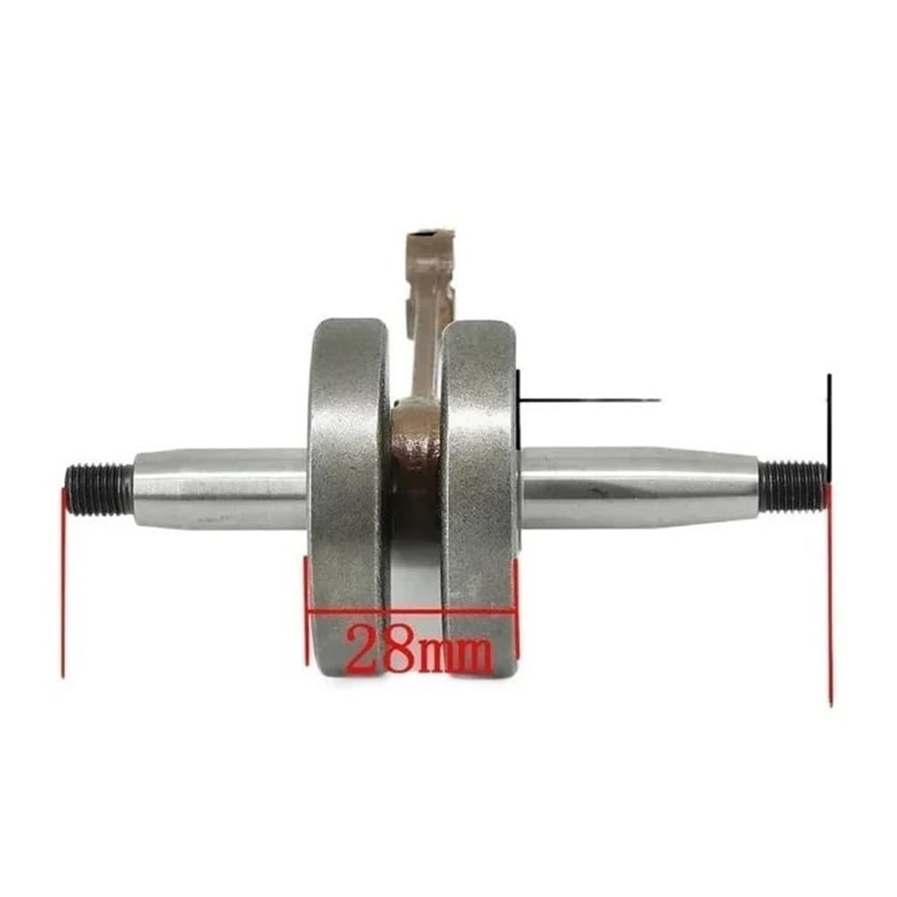 Cigüeñal de desbrozadora, Varilla de conexión Compatible con oleo-Mac EFCO Sparta 36 37 43 37S 370S 370T 38 38S 42 44, cortadora de césped