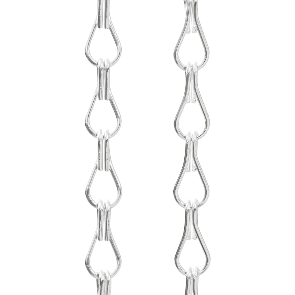 Generisch Türvorhang aus Ketten 56x186 cm Aluminium,Heim Garten,Dekoration,Fensterdrapierung,Fliegengitter-4010006
