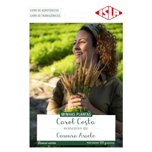 Sementes de Cenoura Ariele Amarela (Linha Carol Costa) ISLA