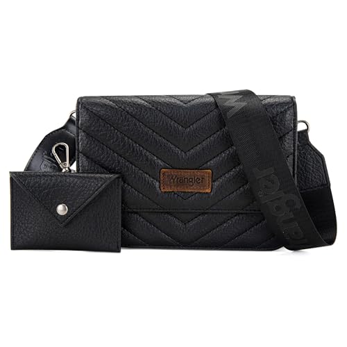 Wrangler Crossbody Wallet Purses for Women Rfid Blocking Wallet Purses with Crossbody Strap