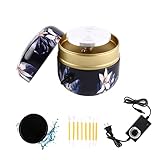 AnyWayFun Mini Pottery Wheel, Small Pottery Wheel, Adjustable Speed Pottery Wheel with Anti-Slip Mat for Kids, Beginners and Ceramics Art (Blue)