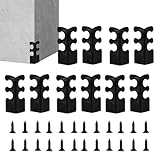 Holdes Eckschützer aus Metall | 10 Stück Zubehör Schrankschutz - Eckenschutz für Möbel, für Mieter Mieter Büro Haus Wohnung Möbel Türen