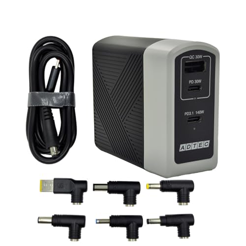 Amazon.co.jp: アドテック 140W PD3.1充電器 3ポート(20W/7Aマルチ 
