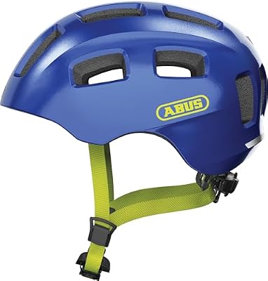 ABUS Casco de bicicleta Youn-I 2.0 - con luz para niños, adolescentes y jóvenes - para niñas y niños