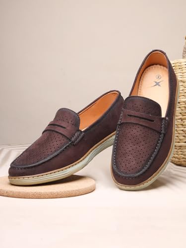 Image of Men's Denim Causal Loafers | Premium Breathable Upper | Driving Loafers | Lighweight Slip-On's | Soft Cushioned Insole | Super Flexible, Comfortable for Men