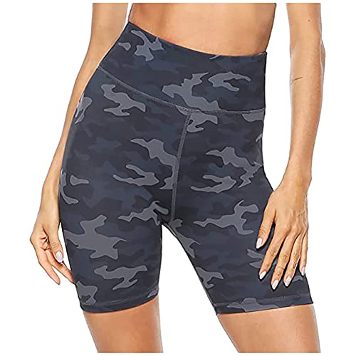 Short de yoga femme taille haute gainant pour running et cyclisme