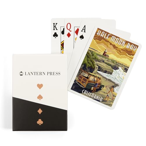 Cartas de Póker Lantern Press Half Moon Bay 52 unidades