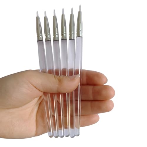 Pinceaux en silicone pour réussir votre eyeliner liquide et nail art à paillettes