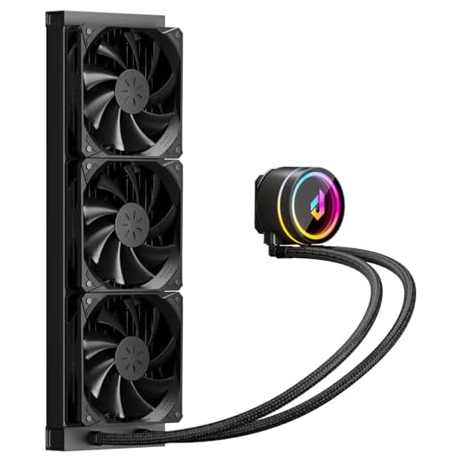 upHere Liquid CPU Cooler,AIO Cooler 360mm Radiator Compatible with LGA 2011/2066 & AMD AM5/AM4, 3 X 120 PWM RGB Fan Water Cooler Cpu,2500 RMP Water Cooling Systems 17dBA