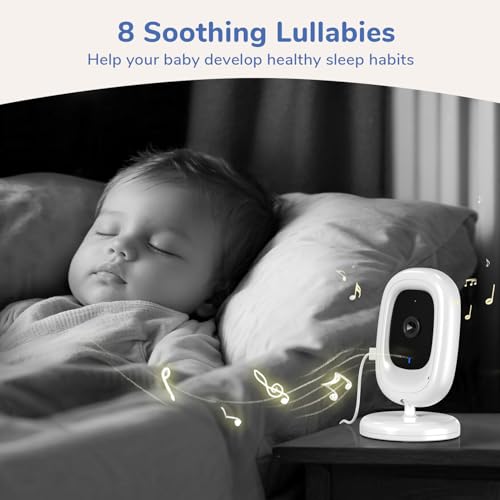 Baby Monitor with Two Cameras and Large Screen