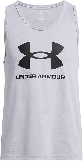 Under Armour Men's Sportstyle Logo Tank Ultralight Active Shorts, Breathable and Soft Ladies Gym Wear